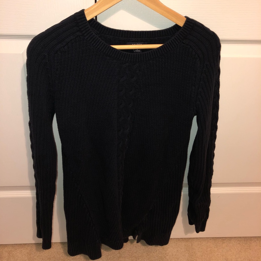 Nautical brand slim fitting sweater tunic